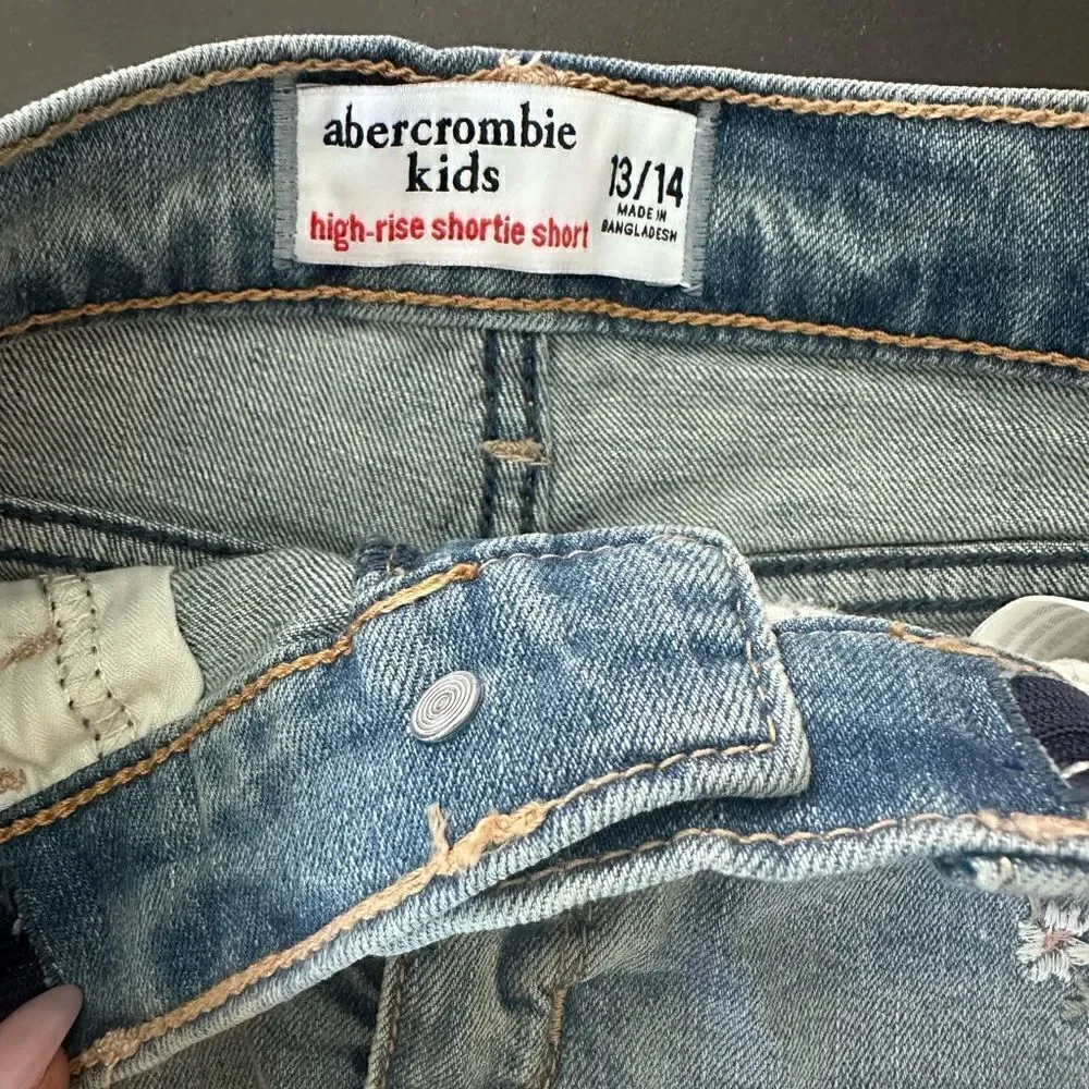 Abercrombie Kids High Rise Shortie Shorts